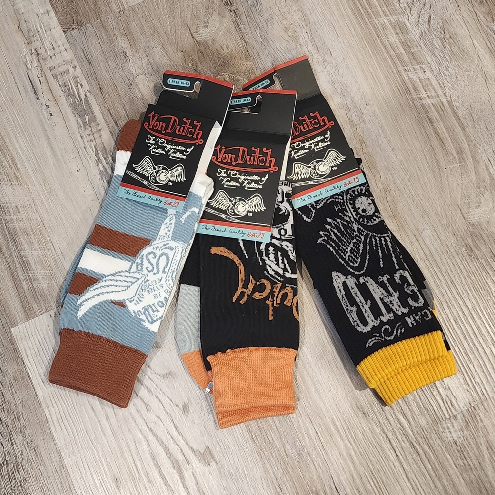 Von Dutch Men's Socks - Three Pairs
